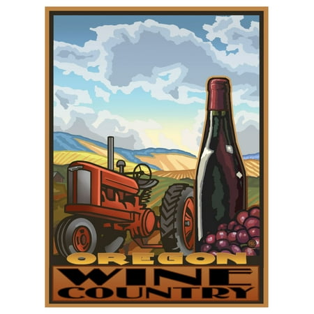 Oregon Wine Country Giclee Art Print Poster by Paul A. Lanquist (9