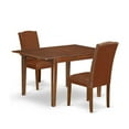 thumbnail image 2 of East West Furniture Dining Room Set Mahogany, NOEN3-MAH-66, 2 of 6