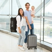 J.L. Childress Padded Compact Travel Stroller Bag for Airplane, AirTag Compatible - Black