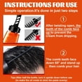 thumbnail image 4 of 260ml Mens Hair Wax Gel With Comb Long Lasting Hold Quick Drying Fluffy V, 4 of 7