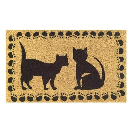 Imports Decor Two Cats Door Mat (30x18)