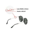 thumbnail image 2 of Walleva Brown Polarized Replacement Lenses for Ray-Ban RB2447 52mm Sunglasses, 2 of 5