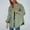 Light Green, variant on Women's Solid Washed Denim Shirt Jacket With Hem Street Style Outerwear Light Jean Jacket for Women Women's Distressed Denim Jackets Jacket Long Women Women Oversize Jean Jacket Denim Jacket for Women