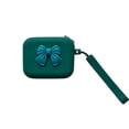 thumbnail image 2 of Silicone Headphone Storage Bag, Bow-Knot Decor Pouch, Portable Accessory Organizer, with Hanging Rope, Cute Mini Storage Case for Keys Cables Lipstick Daily Small Item Arrangement, 2 of 6