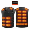 thumbnail image 4 of Donemore Unisex Heated Sleeveless-Jacket USB Rechargeable 28-Zone Heating Sleeveless Casual Jacket, Nylon Spandex Lightweight Warm Layering, 4 of 9