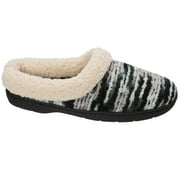 DF by Dearfoams Women's Thick Knit Clog Slipper