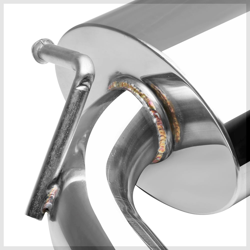 DNA Motoring  For 07-11 Toyota Camry l4 XV40 5.5" Oval Muffler Tip Axle Back Exhaust System