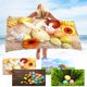 thumbnail image 1 of Fiudx Toalla de Playa de Microfibra, Superligera y Resistente a La Arena, de Secado Rápido, Compacta para Viajes, Ideal para Playa, Piscina, Camping y Senderismo, Tamaño 76 X 152 Cm., 1 of 7