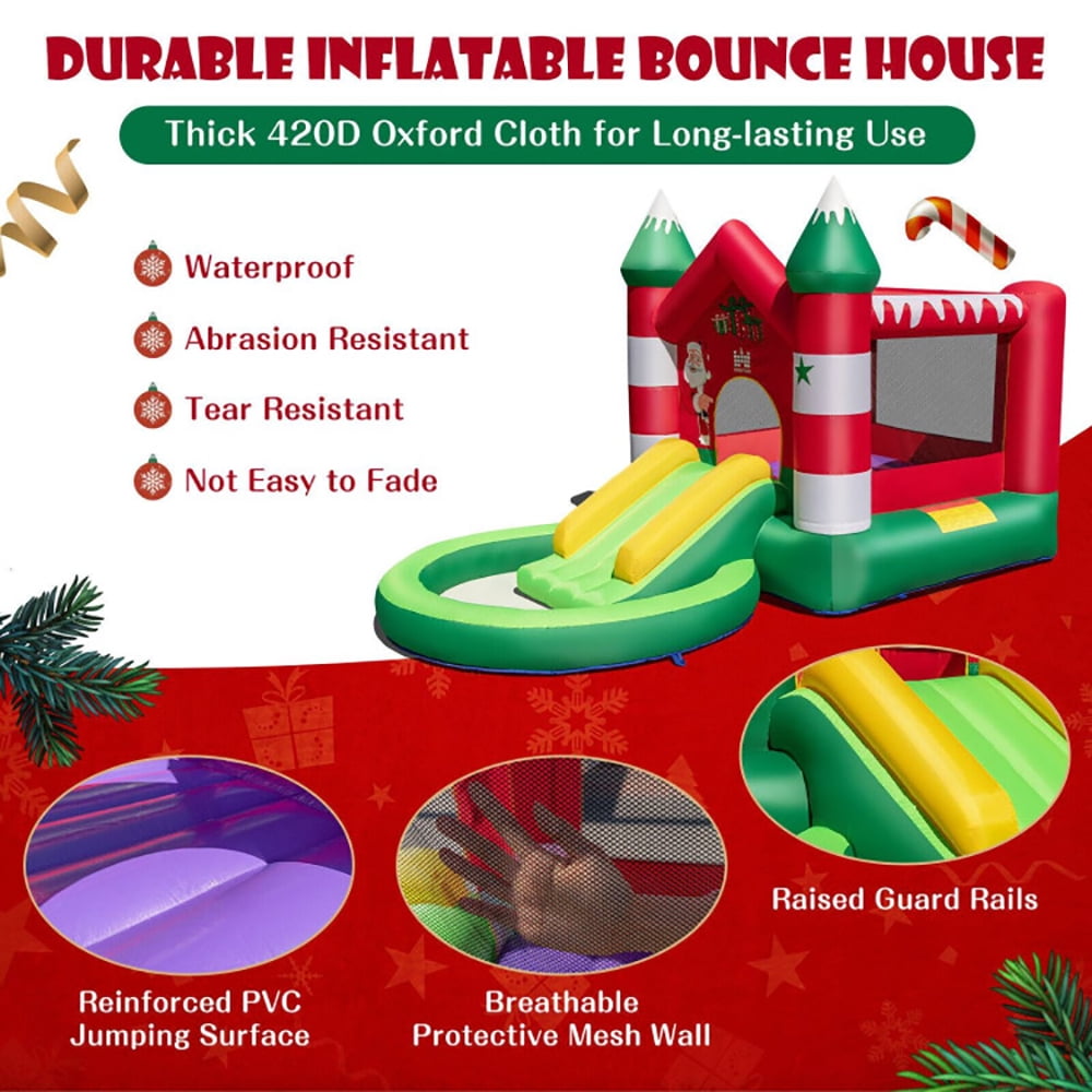 Aimee Lii Inflatable Bounce House with Blower for Kids Aged 3-10 Years, Playhouse for Kids Outdoor