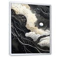 thumbnail image 2 of Designart "Contemporary Collage Of The Deep Marine II" Coastal Coral Under Water Floater Framed Wall Art Living Room, 2 of 5
