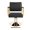 Black, Golden, variant on 360° Rotatable Barber Salon Chair with Adjustable Height, Stylist Chairs for Salon (Beige-white, Silver)