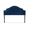 thumbnail image 6 of Baxton Studio Cora Modern and Contemporary Royal Blue Velvet Fabric Upholstered Full Size Headboard,Wholesale Interiors, 6 of 8