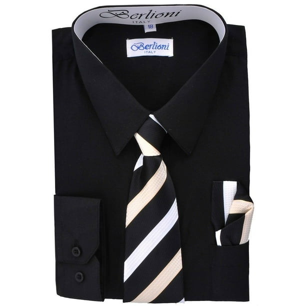 shirt tie hanky set