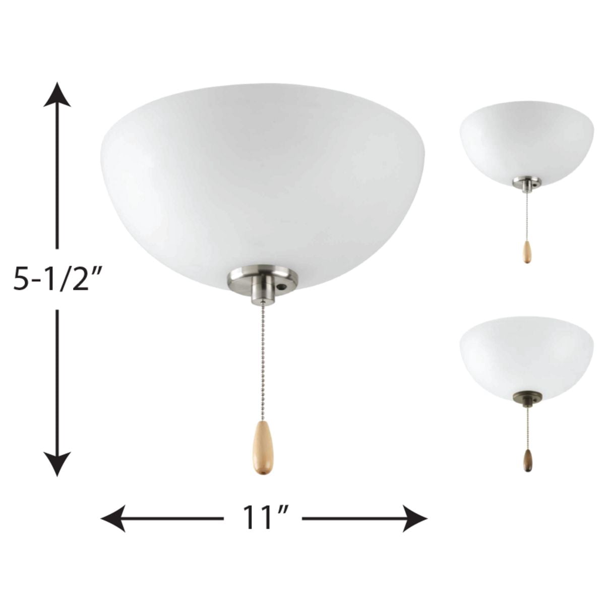 Bravo Collection Two-Light Ceiling Fan Light