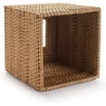 thumbnail image 4 of Caja de pañuelos de ratán natural para el hogar, la oficina y el coche, cuadrada, s202412241501, 4 of 5