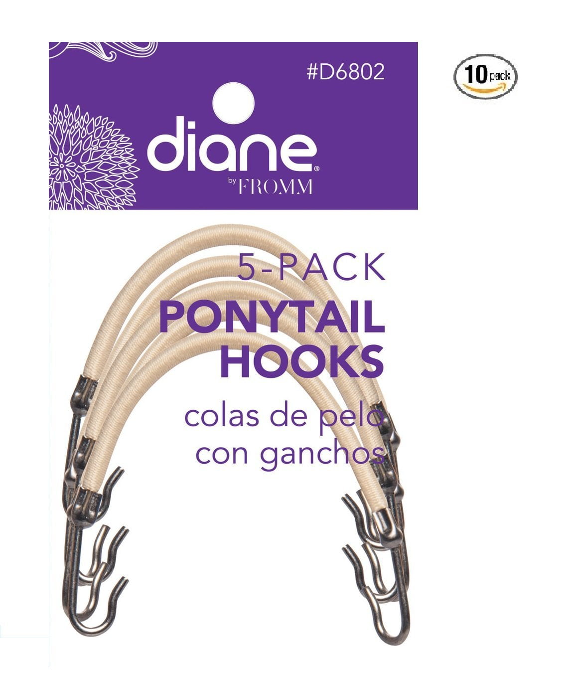 Ponytail Hooks Blonde 50 pieces, Headband, hair claw, hair clips