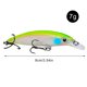 thumbnail image 3 of Señuelo de pesca Bsvklp Minnow Luya Bait Mino 7g 9cm con anzuelo para aparejos de pesca de tiro largo, 3 of 9