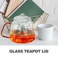 thumbnail image 4 of Teapot Lid Replaceable for Accessory Glass Kettle Pitcher Supplies Household Cover, 4 of 6