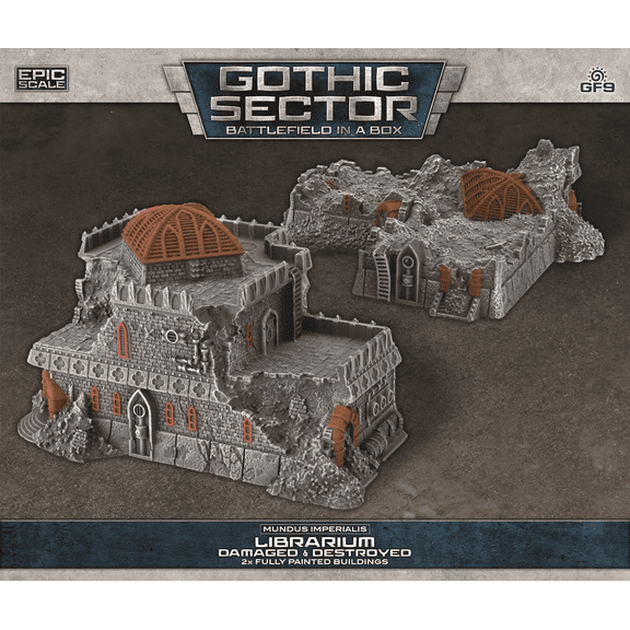 Battlefield in a Box Gothic Sector: Mundus Imperialis- Librarium (Damaged)