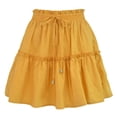 thumbnail image 1 of Gibobby faldas de lentejuelas para mujer Cas(Amarillo, S), 1 of 5