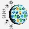 thumbnail image 6 of Kdxio Cartoon Monster for Tire Cover Wheel Protectors Tyre Covers Weatherproof Wheel Covers Universal Fit for Trailer Rv SUV Truck Camper Travel Trailers 14 inch, 6 of 8