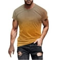 thumbnail image 2 of EOYWHK Big and Tall Athletic T-Shirts for Men Casual Basic Tees Muscle Fit Gradient Color Short Sleeve Workout Gym Basketball Shirts Clearance,M-5XL, 2 of 5