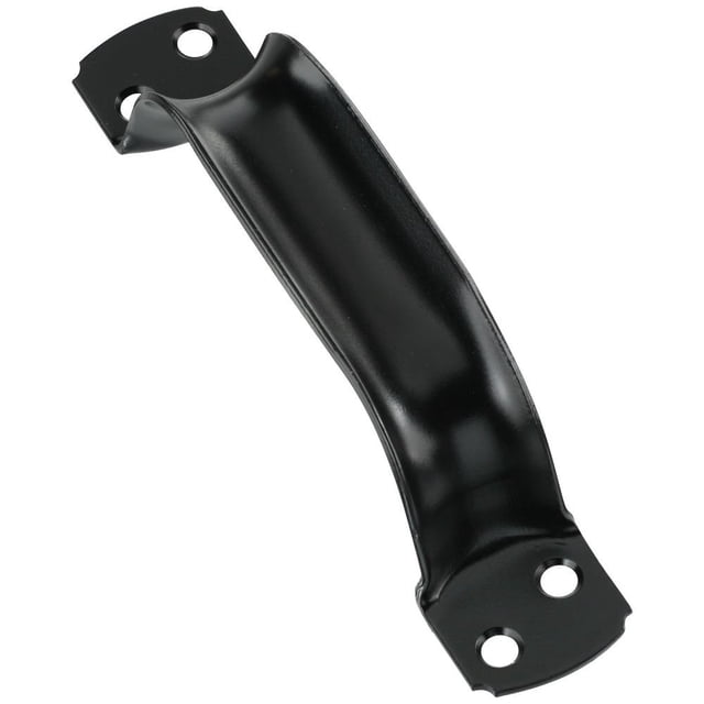 Pull National Hardware N100-289 V6, 17 cm, negro, para metal y madera