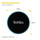 thumbnail image 3 of Par Pad Tayga Tapetes Circulares, 3 of 6