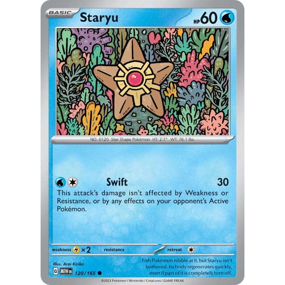 Pokemon Scarlet & Violet 151 Common Staryu #120