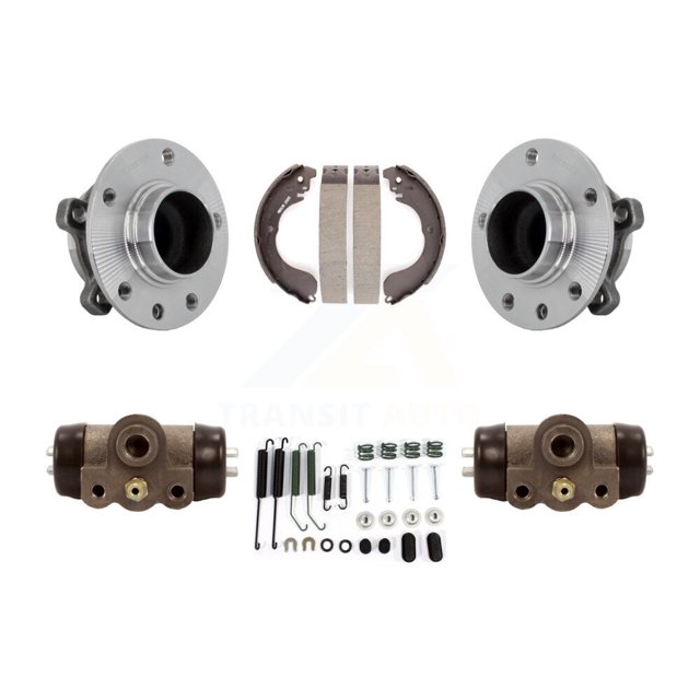 Transit Auto Kit d'Assemblage de Roulement de Roue Arrière et Tambour pour Voiture 2017 Jeep Boussole MP code de Corps avec Freins Arrière FWD - Côté Gauche Droit (Conducteur Passager) K7D-101523
