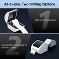 thumbnail image 4 of Omezizy Bluetooth Shipping Label Printer 4x6 - D520BT Bluetooth Thermal Label Printer for Small Business， Shipping Packages, Compatible with U, 4 of 9