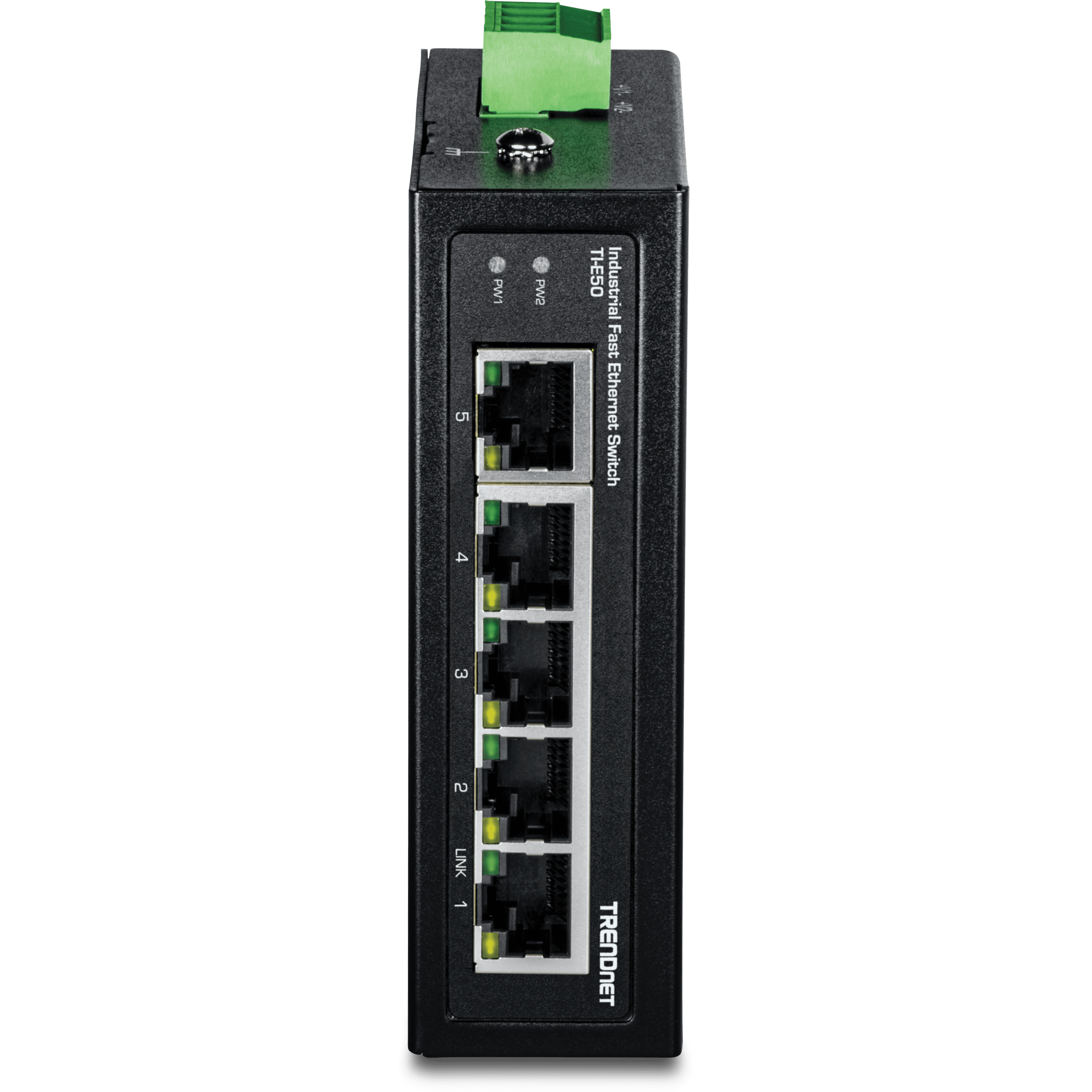 TRENDnet TI-E50 5-Port Industrial Fast Ethernet DIN-Rail Switch