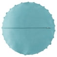 thumbnail image 5 of JWH 3D Handmade Round Decorative Wool Flower Pillow for Bedroom Couch Bed Decor 14inch Aqua, 5 of 7