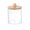M Deals Black&Friday, variant on OEFNTAC Qtip Dispenser For Cotton Ball Cotton Swab Cotton Round Pads Floss Clear Plastic Jar Set For Bathroom Canister Storage Organization