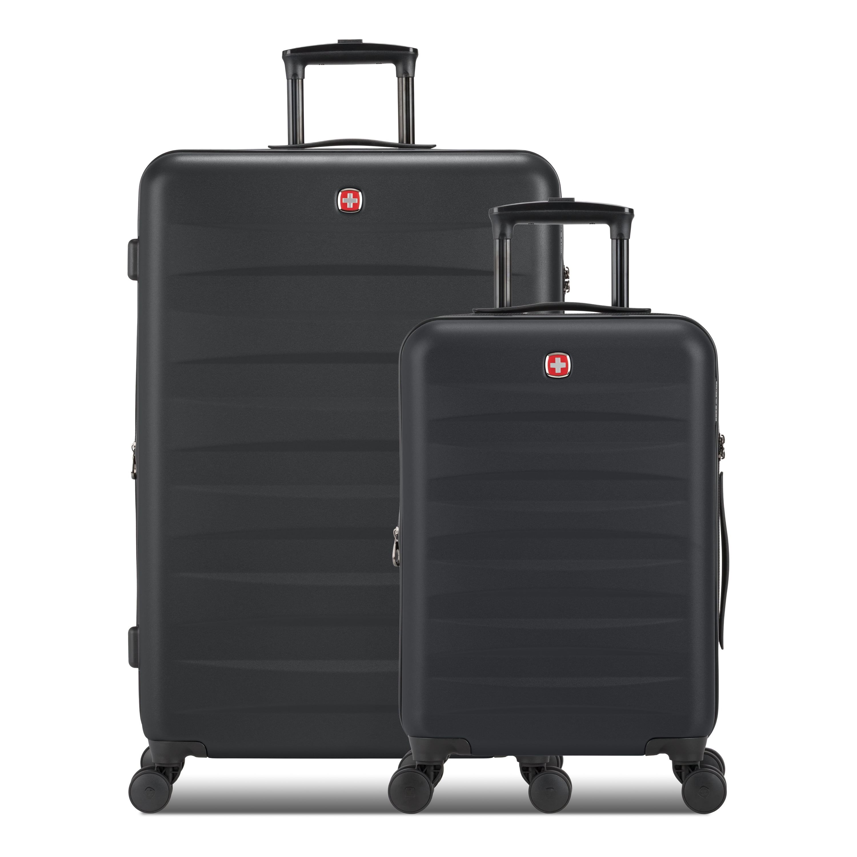 SWISSGEAR Stride Hardside 2-Piece Spinner Set, Black