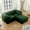 Green&2 Seater &1 Ottoman, variant on Elegant Green Couch Chenille Sofa with Storage Seat, Cylindrical Backrest and Armrests, Contemporary 3 Seater Couch with Hidden Storage Compartment