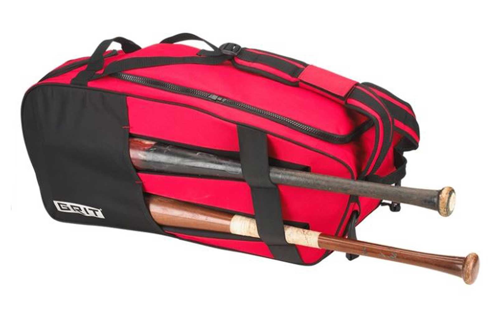 Grit Baseball Equipment Carrier Hybrid Duffel Backpack Bag - 27 in - Red
