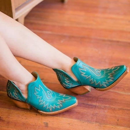

Boots For Women Ankle Boots Chunky High Heels Shoes Note Please Buy One Or Two Sizes Larger