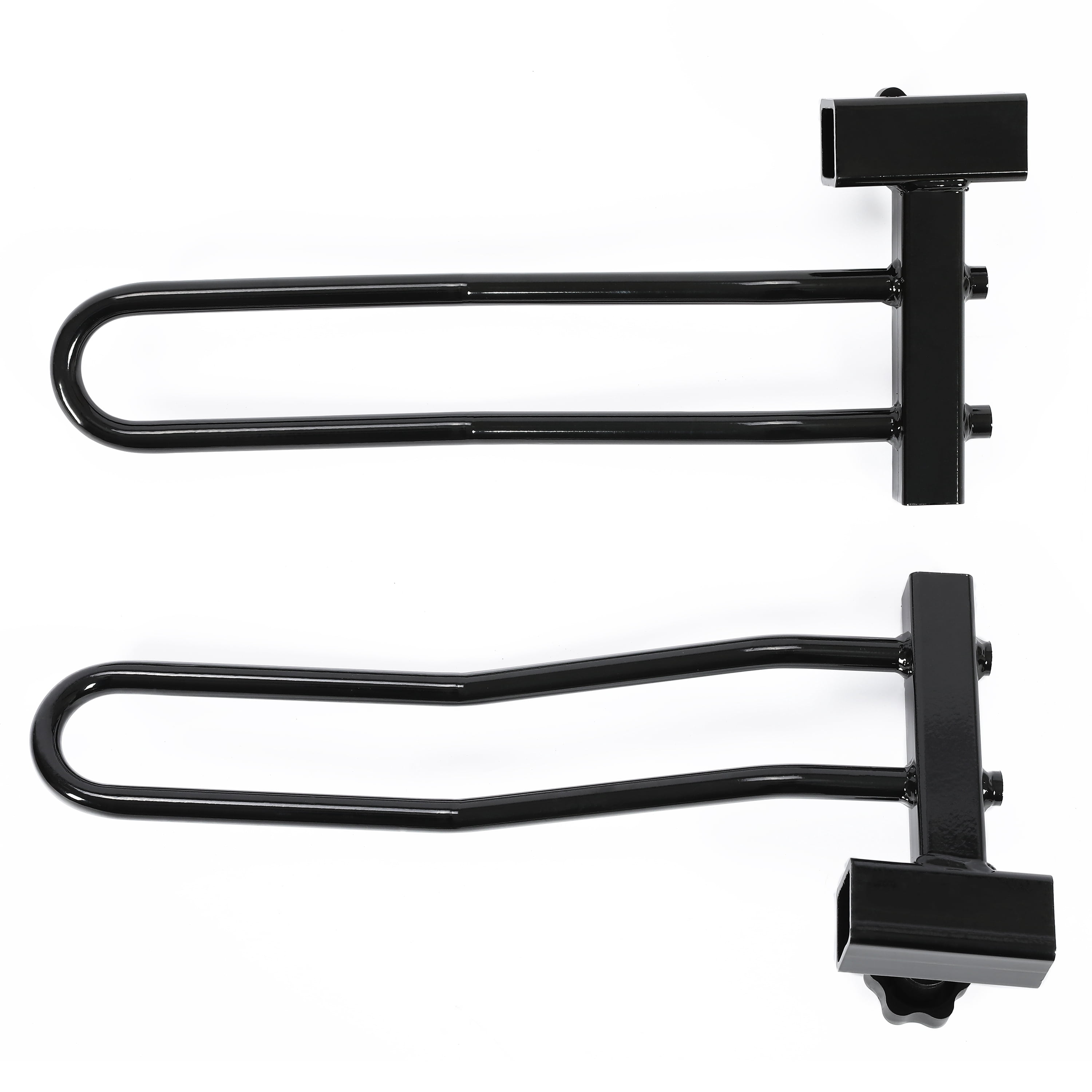 Kojem Universal Electric Bike Carrier Rack Hitch Rear Mounted Bicycle Platform Style for Trucks SUVs Fits Up to 80lbs Capacity - Max 3.25 In. Tire Carrier Rack
