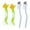 Green, variant on Ferencaa 4pcs Grout Cleaner Brush Set Grout Brush Cleaner Deep Tile Joints Scrubber Bathroom Cleaner Bottle Cleaning Brush Set