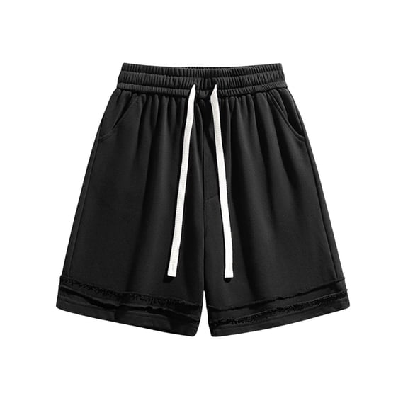 Erwazi Men's Sweat Shorts Drawstring Waist Summer Casual Relaxed Fit Joggers Sports SweatShorts with Pockets