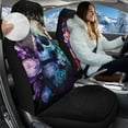 thumbnail image 2 of Uorisanigo Car Seat Covers Front Seats, Flurry Colorful Skull Bucket High Back Car Front Seat Covers, Full Coverage Auto Seats Cushion Protection Fit for Most Cars, Automotive Accessories, 2 of 7