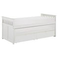 thumbnail image 1 of Lexicon Galen Lit Simple/simple en Bois Transitionnel de 81,5 Po avec Boîtes de Rangement, Blanc, 1 of 7