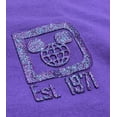 thumbnail image 3 of Walt Disney World Spirit Jersey Portion Purple Glitter Oversized Pullover Shirt (X-Large, Purple), 3 of 6