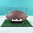 thumbnail image 5 of Display case with stand for collection, basketball, volleyball, football, acrylic, transparent football showcase black underside Ref: 3509, 5 of 5