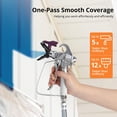 thumbnail image 4 of Huloretions Paint Sprayer,Airless HVLP Paint Sprayer With Extension Rod,Portable And Efficient Painting Solution For Home Exterior House Interior DIY Painting Projects, 4 of 8