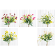 thumbnail image 2 of Zhuge 3pcs Hydrangea Artificial Flowers, Fake flowers, Flores Artificiales Para, Wedding Decor, Dark Pink, 2 of 5
