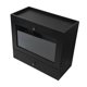 thumbnail image 2 of Organizador de perfumes de madera maciza, gran capacidad, multiusos. Negro, 2 of 9