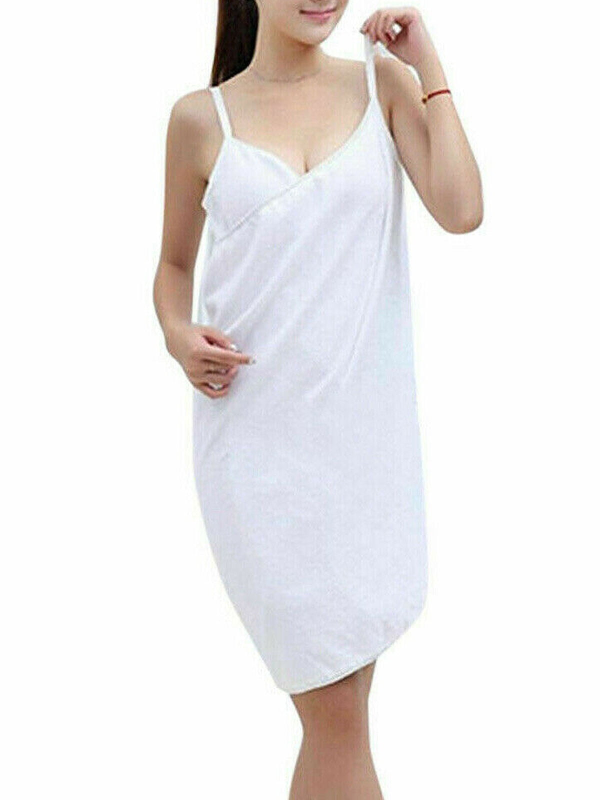 Suefunskry Suefunskry Women Quick Dry Bath Towel Bathrobes Cloth Robe Beach Spa Body Wrap