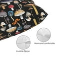 thumbnail image 5 of Kll Mushrooms And Autumn Leaves Pillow Covers Envelope Closure,Super Soft And Cozy Fuzzy Fleece Pillow Case Cover 20"X30", 5 of 9